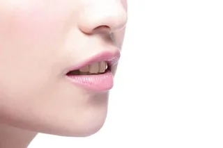 ガミーのイメージ（口元の横顔（上の歯ぐき））